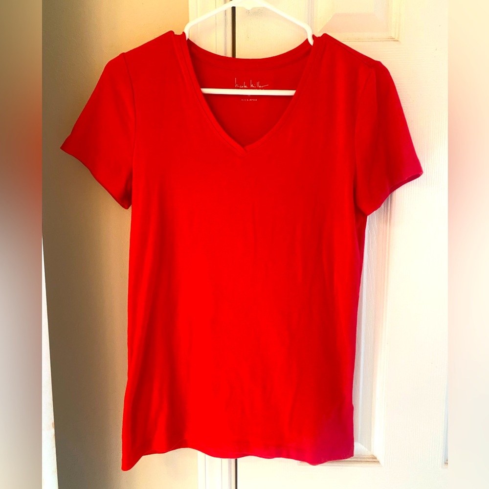 Nicole Miller, New York cotton/modal/spandex tee.